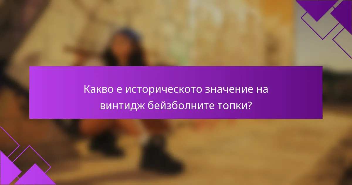 Какво е историческото значение на винтидж бейзболните топки?